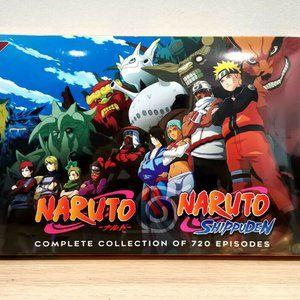 Naruto & Naruto Shippuden Complete DVD Series Box Set, English Dubbed & Subtitle